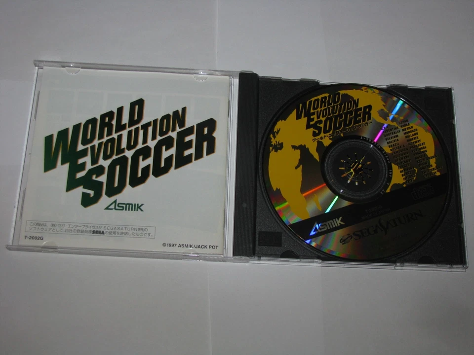 World Evolution Soccer Sega Saturn Japan import US Seller - Image 4 of 4