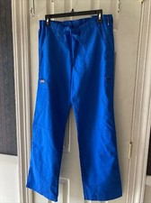 CHEROKEE WORKWEAR WOMENS ROYAL BLUE SCRUBS PANTS 4020 SZ SMALL NEW WO TAGS