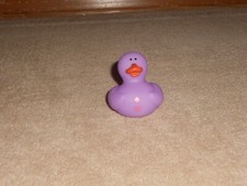 NWOT, Rubber Ducky Purple Duck 2"