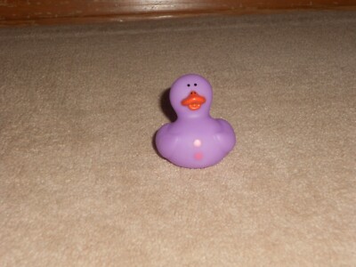 NWOT, Rubber Ducky Purple Duck  2''
