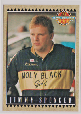Jimmy Spencer Driver 1992 Maxx McDonald's All-Star Race Team Card #31 Nesr Mint