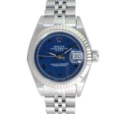 Rolex Datejust 69174 18KW & Stainless Steel Blue Roman Dial Jubilee 26mm Watch