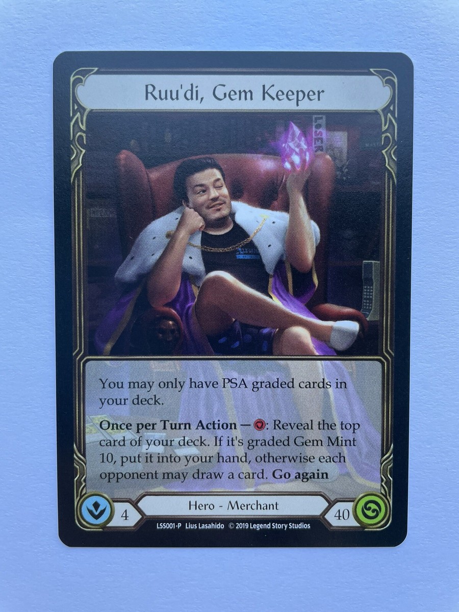 flesh and blood rudy card 1 x Flesh and Blood Ruu'di Gem Keeper LSS001-P FaB Rudy Promo