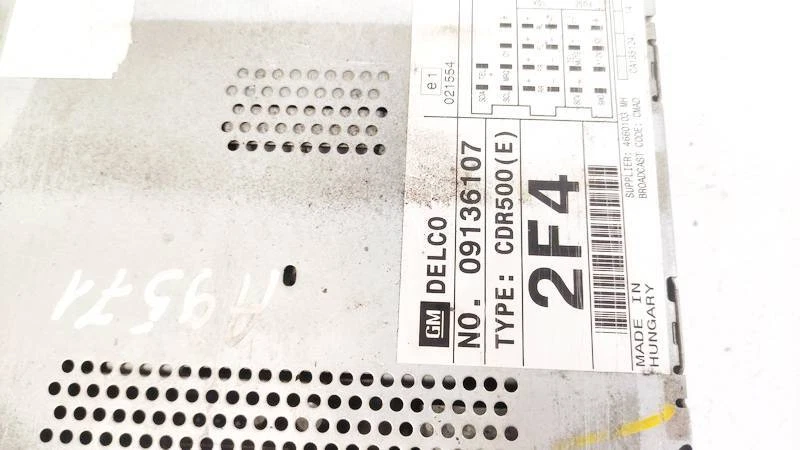 Opel Astra 2001 Autoradio 09136107, CSR500 #2050024-83 - Bild 3 von 4