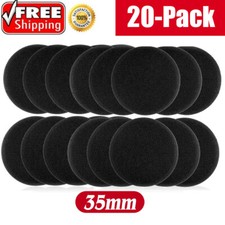20Pcs-35mm Ear Pad Replace Sponge Cover Headphones Earphone Headset Foam Cushion