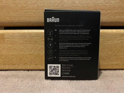 Braun × Fragment BC02XBFU Classic Travel Analogue Alarm Clock 