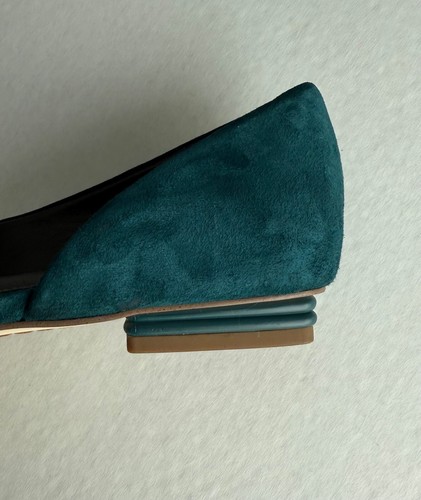 Sarto by Franco Sarto Women's Blue/Green Formal Suede Slip On Tracy Flats Size 7 - Picture 14 of 14