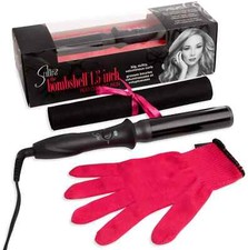 SULTRA BRAND BOMBSHELL 1.5" ROD CURLING IRON HAIR STYLING WITH GLOVE HEAT PAD