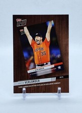 2020 Topps Series 1 2019 Topps Now Review JUSTIN VERLANDER ASTROS #TNR-10