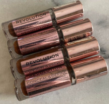 Revolution Conceal Define Full Coverage Concealer and Contour C18 Lot of 4