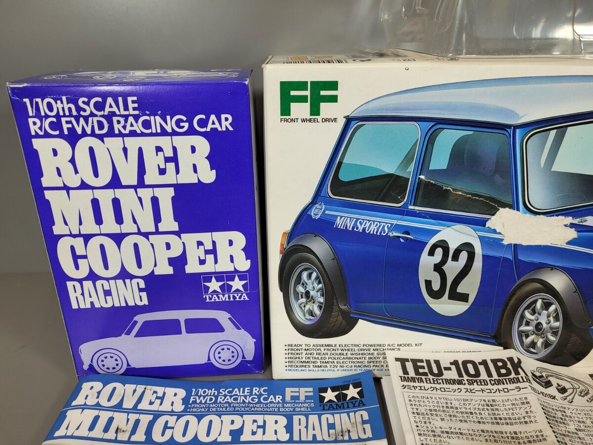 New Built Tamiya 1/10 R/C Rover Mini Cooper Racing FF M-03 New Built Tamiya 1/10 R/C Rover Mini Cooper Racing FF M-03