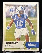 2016 Panini Classics Rookie Card #234 Jeremy Cash Duke Blue Devils