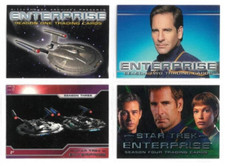ONE Star Trek: Enterprise complete set of trading cards: Season 1, 2, 3, or 4