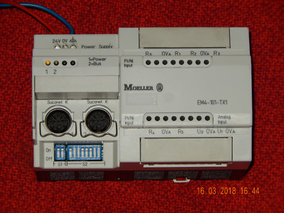 MOELLER SPS EM4-101-TX1, Analog Modul, geprüft 100% FUNKTIONSFÄHIG,DEMOMODUL