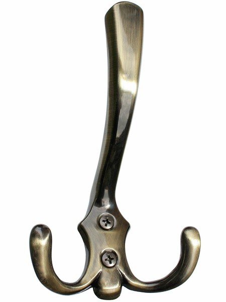 Kleiderhaken Wandhaken Mantelhaken Garderobenhaken Huthaken 140 Patina-image