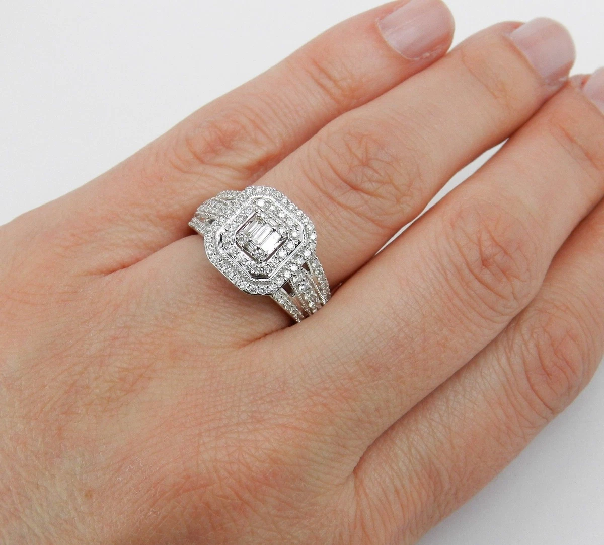 Halo cocktail ring outlet