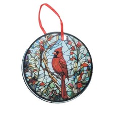 Cardinal Design Holographic Dog Ornament