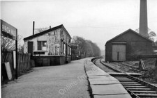 Photo 6x4 Birch Vale Station View eastwards, towards Hayfield; ex-GC &amp c1965
