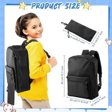 Schulrucksack für Kinder mit 12 Reißverschlüssen, leicht, Büchertaschen