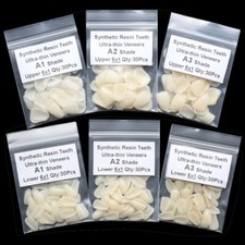 1Bag Dental Utra-Thin Synthetic Resin Teeth Whitening Veneers Anterior Composite