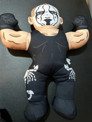 AEW Wrestling Buddies 15  Talking STING Toy Plush Action Figure WWE Wrestler