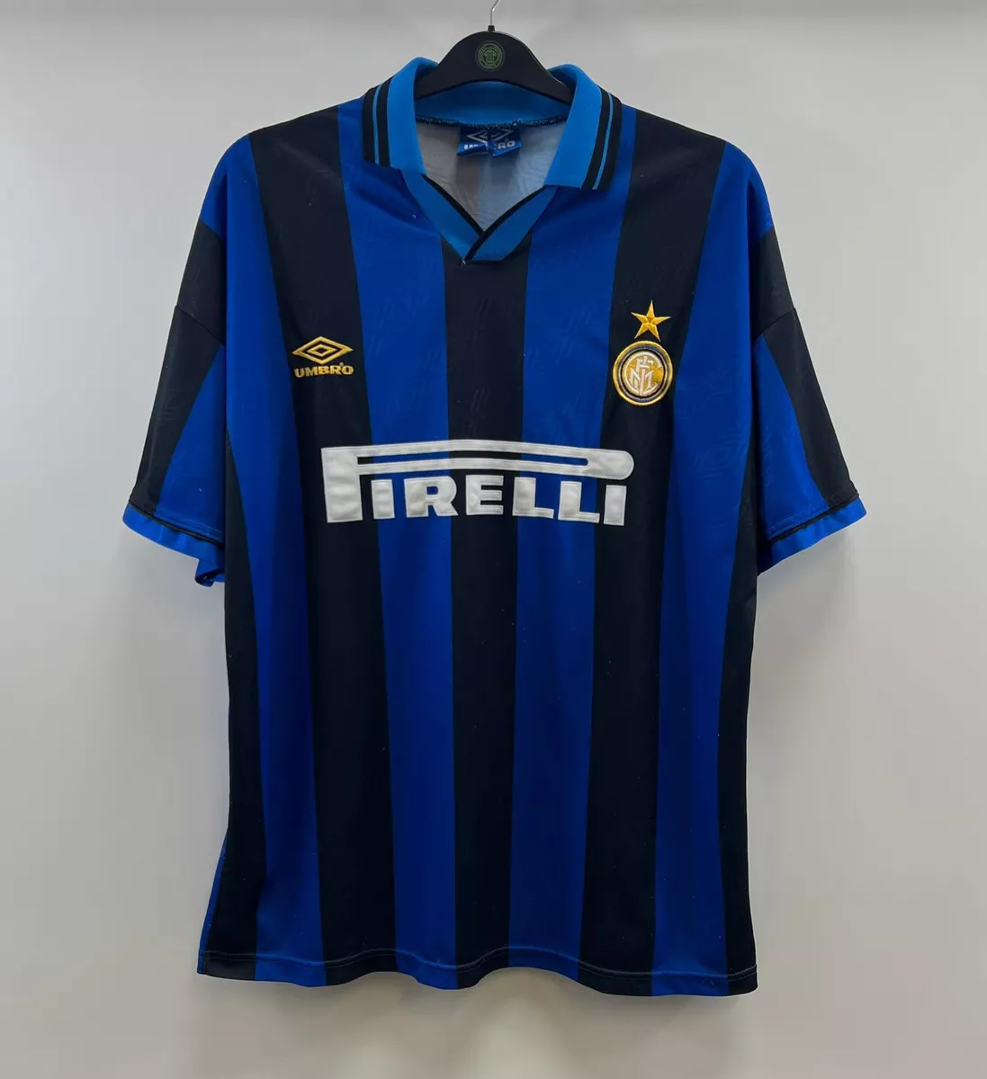 Inter Milan Home Football Shirt 1995 96 Adults XL Umbro B391 eBay