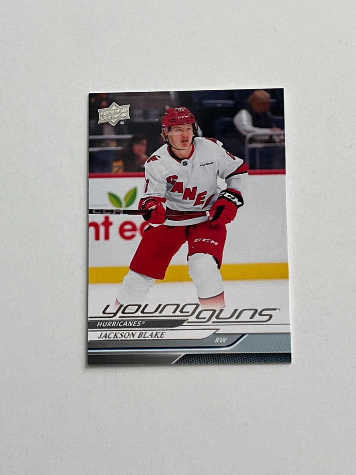 2024-25 UPPER DECK YOUNG GUNS #470 JACKSON BLAKE - CAROLINA HURRICANES