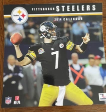 Pittsburgh Steelers Turner Licensing NFL Wall Calendar 2014 Ben Roethlisberger