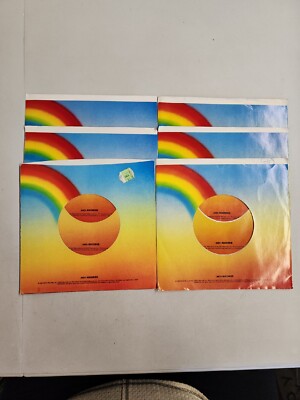 45 RPM 7'' RECORD SLEEVES CO. SLEEVE 6 PACK SEE PHOTOS - MCA (SLV69)