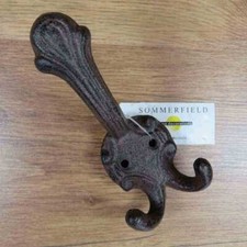 Garderobenhaken Gusseisen Kleiderhaken Wandhaken Landhaus HK-3-B Sommerfield