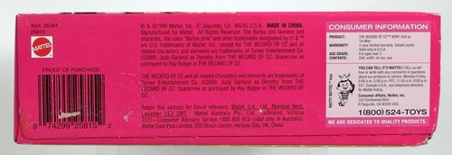 Ken Doll as Tin Man Wizard of Oz - 25815 New Never Removed from Box 1999 Mattel - Picture 7 of 7