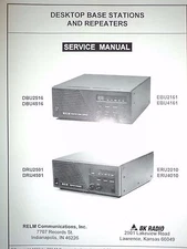 SERVICE MANUAL - Desktop Base Station & Repeater  DBU DRU EBU ERU 25 & 45 Watt