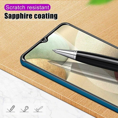 Per Samsung Galaxy A12 Premium Vetro Temperato Trasparente Protezione Schermo - Foto 8 di 11