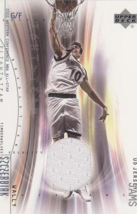 2001-02 Upper Deck Flight Team - Wally Szczerbiak #WS-J - 1 of 2