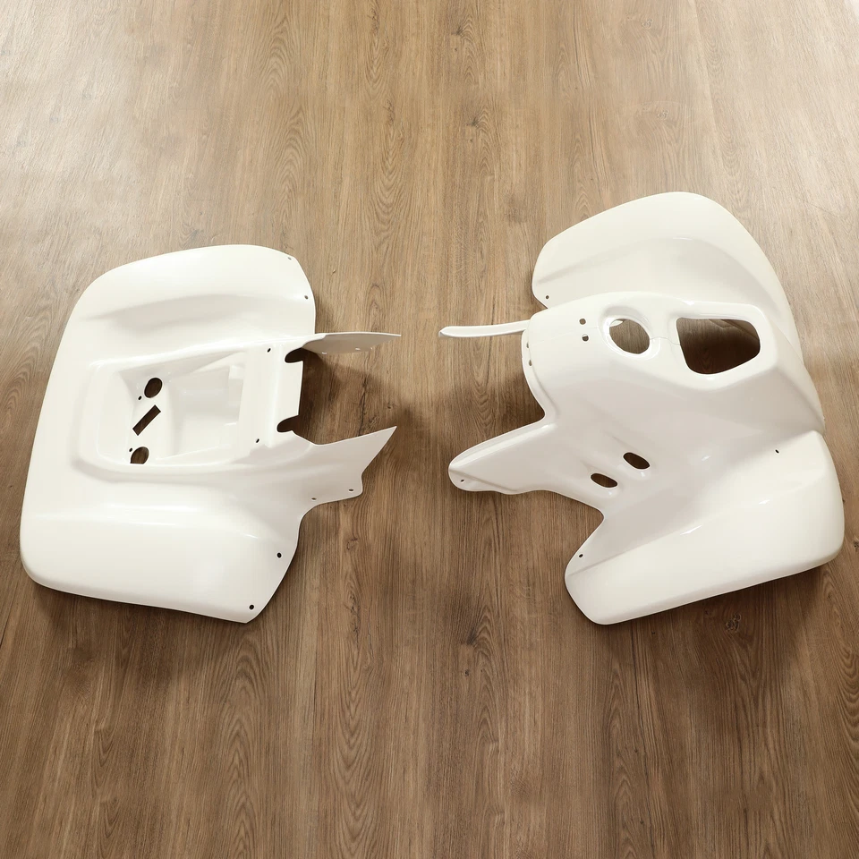 For 1993-2005 Honda Sportrax 90 TRX90 White Front & Rear Fender Kit ABS Mudguard Foto 3 de 4