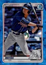 2020 BOWMAN PROSPECT CHROME SAPPHIRE ATLANTA BRAVES - DREW WATERS #BCP-2