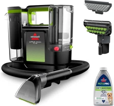 BISSELL Little Green Max Pet SmartMix Portable Deep Cleaner, 38572, Black