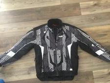 Castle X Racing Snowmobile jacket cold weather Mens medium black white