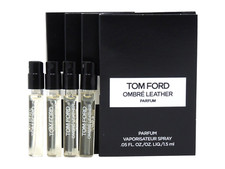 TOM FORD OMBRE LEATHER PARFUM 1.5ml .05fl oz x 4 COLOGNE PERFUME SPRAY SAMPLES