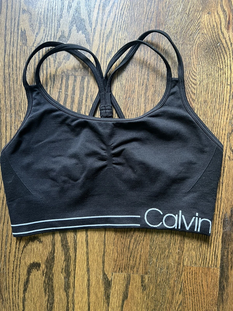 calvin klein sports bra Quick Dry Medium Gym Fitness Outfit Women Workout