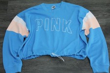 VICTORIA'S SECRET PINK LOGO FLEECE OVERSIZED SWEATSHIRT size XL