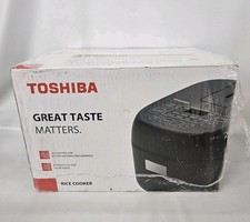 Toshiba 3 Cup Grey Rice Cooker With 8 Cooking Functions And Lcd Display