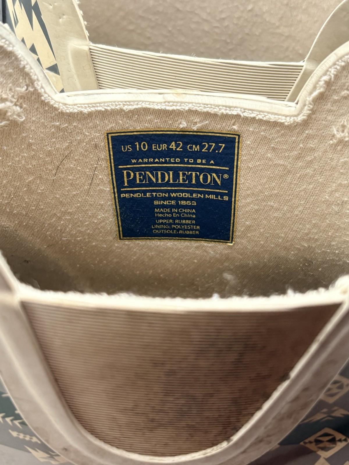 Pendleton Agate Beach Fog Waterproof Chelsea Rain… - image 4