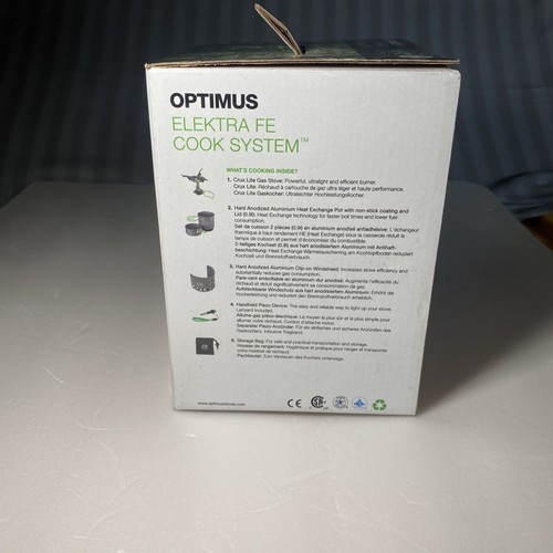NEW Optimus Elektra FE Camping Cooking System Outdoor Burner Windshield Stove - Picture 5 of 7