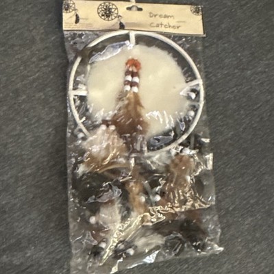 Dream Catcher White Feathers Native American US Original Packaging