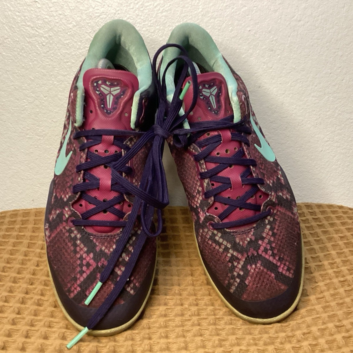 Nike Kobe 8 Pit Viper Size 7Y GS Shoes 555586-500 Purple Dynasty