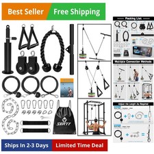 Sistema Puleggia Cavi Peso Palestra, Aggiornato Attacchi Puleggia Cavi per LAT Pul...