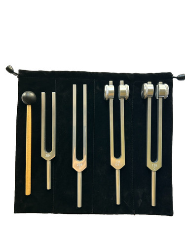 Tuning Fork Set of 4 -Healing Therapy Chakra Set Instruments