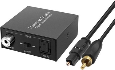 Digital Coaxial To Optical Converter Bidirectional Coax Digital Audio Converter