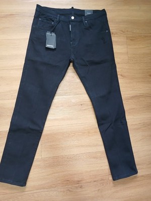 Dsquared2 Capri Hose Slim Fit Blau Jeans Größe 50 Schwarz